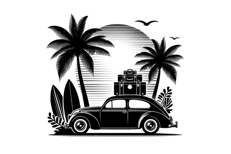 a-bundle-of-summer-travel-retro-car-with-surfboard-suitcases-and-pal