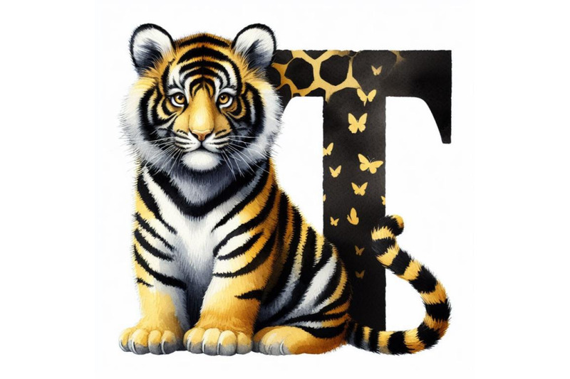 a-bundle-of-animal-alphabet-t-with-tiger