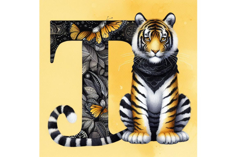 a-bundle-of-animal-alphabet-t-with-tiger