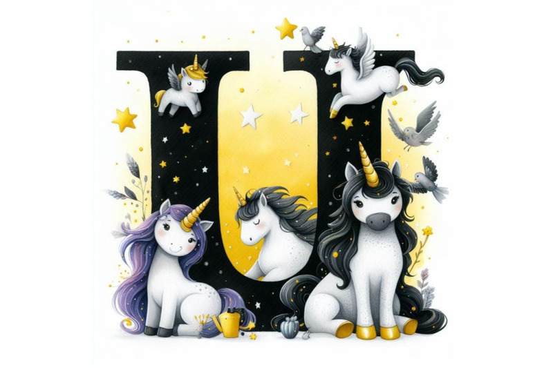 a-bundle-of-animal-alphabet-u-with-unicorn