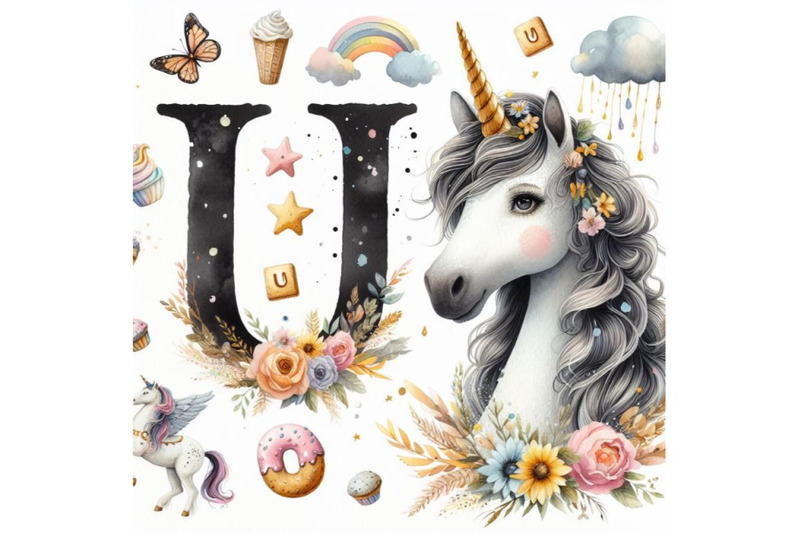 a-bundle-of-animal-alphabet-u-with-unicorn