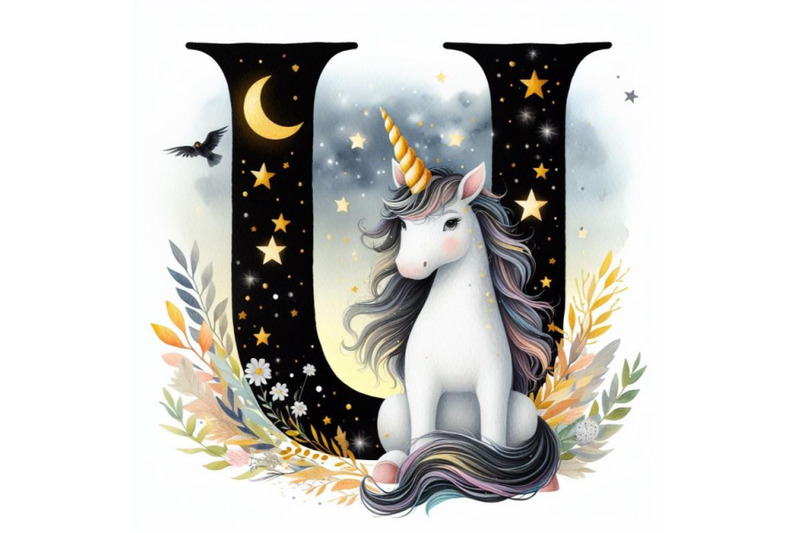 a-bundle-of-animal-alphabet-u-with-unicorn