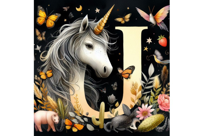 bundle-of-animal-alphabet-u-with-unicorn