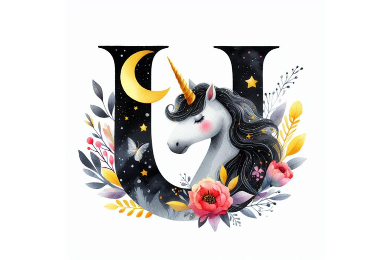 bundle-of-animal-alphabet-u-with-unicorn