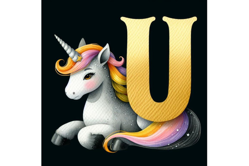 bundle-of-animal-alphabet-u-with-unicorn