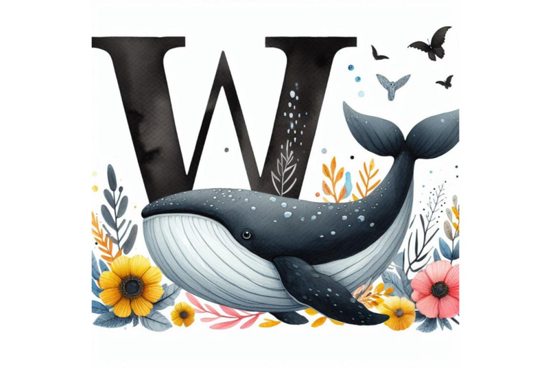 bundle-of-animal-alphabet-w-with-whale