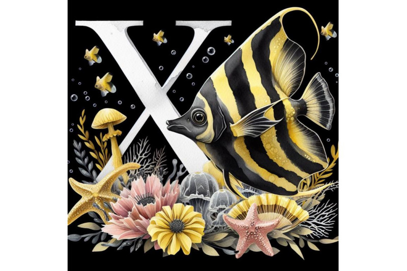 bundle-of-animal-alphabet-x-with-x-ray-fish