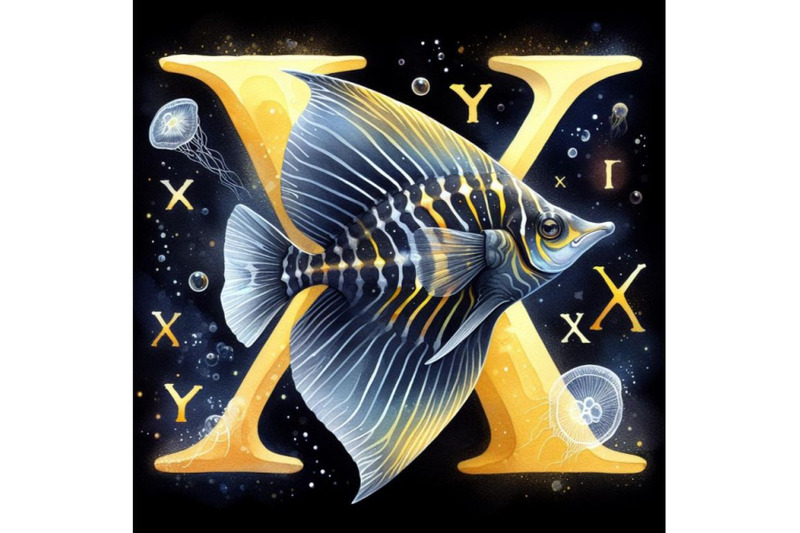 bundle-of-animal-alphabet-x-with-x-ray-fish