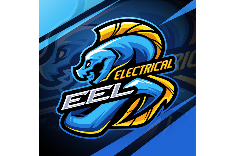 electric-eel-esport-mascot-logo-design