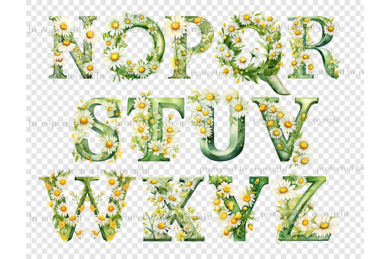 daisies-alphabet-clipart-floral-letters