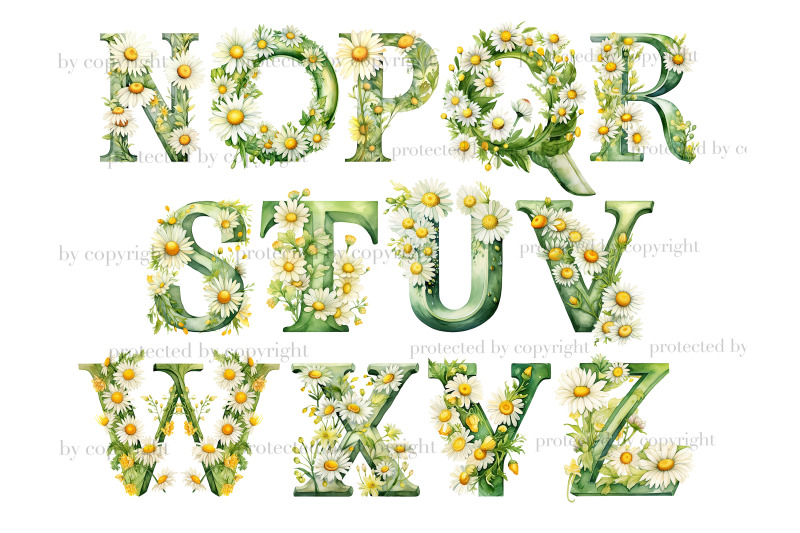 daisies-alphabet-clipart-floral-letters