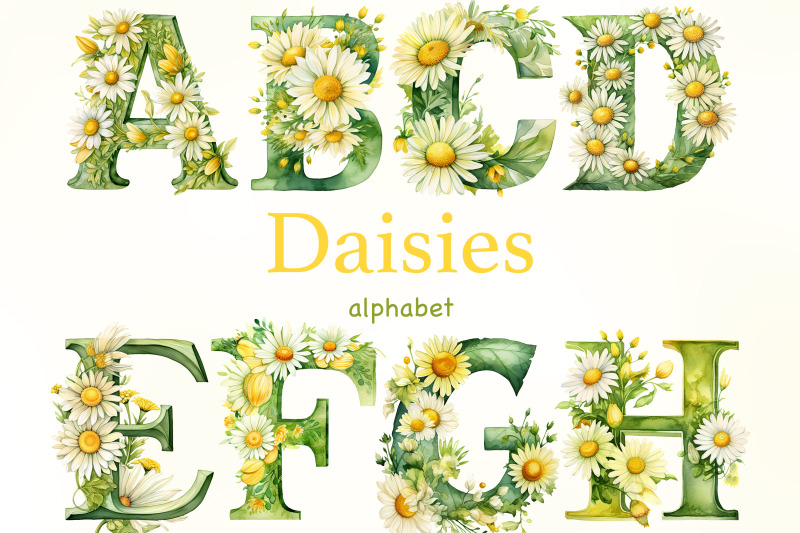 daisies-alphabet-clipart-floral-letters