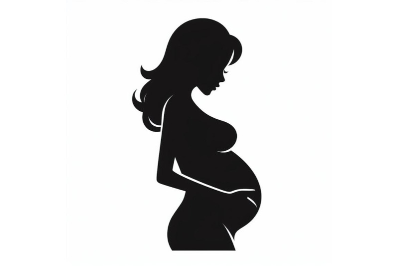 a-bundle-of-pregnant-woman-icon-woman-pregnancy-symbol