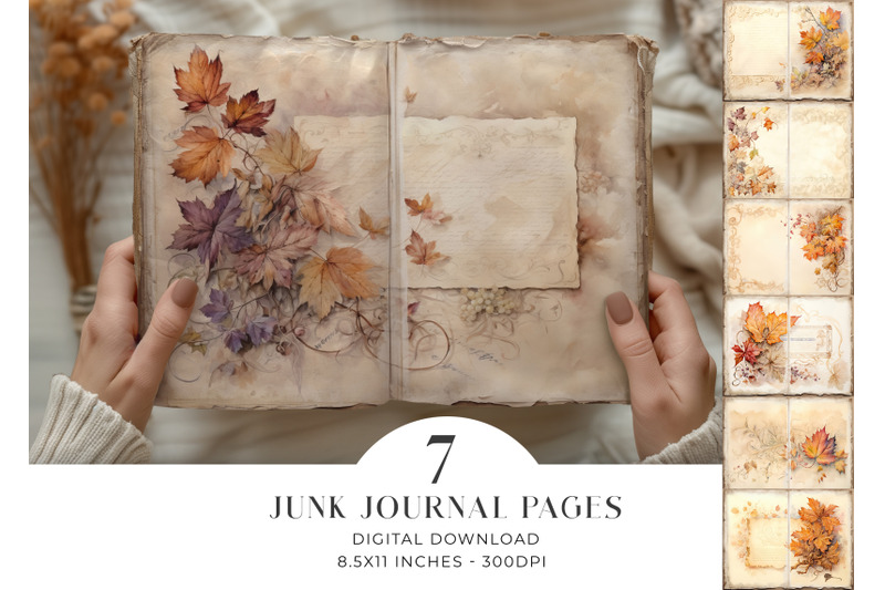 autumn-junk-journal-pages