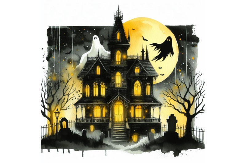 bundle-of-a-spooky-haunted-ghost-house