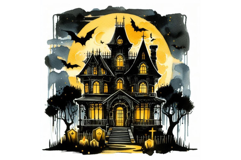 bundle-of-a-spooky-haunted-ghost-house