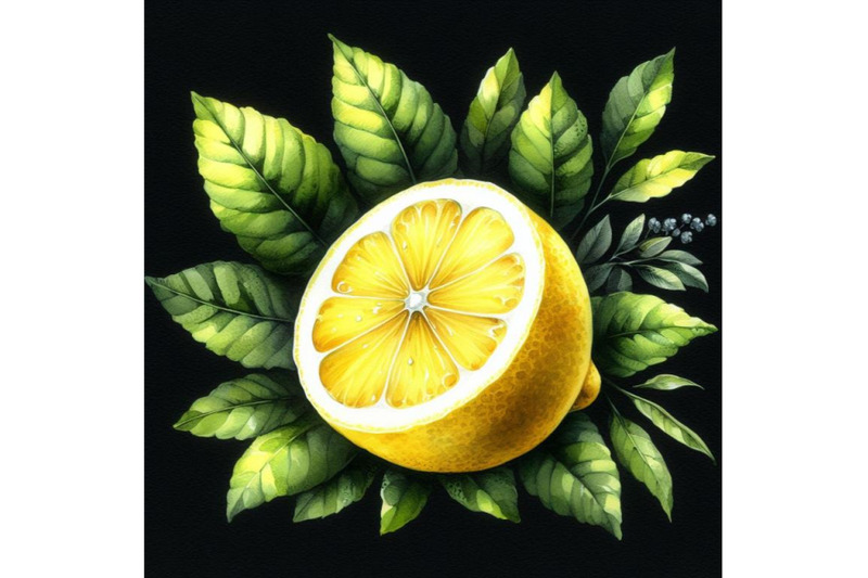 bundle-of-fresh-lemon-with-green-leaves