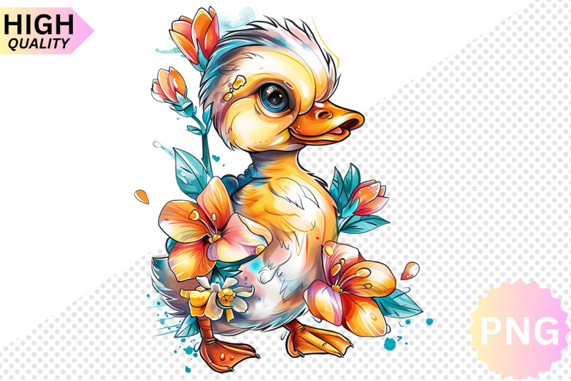 funny-duck-clipart-sublimation-bundle