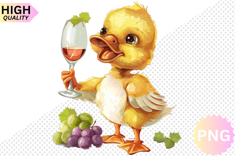 funny-duck-clipart-sublimation-bundle