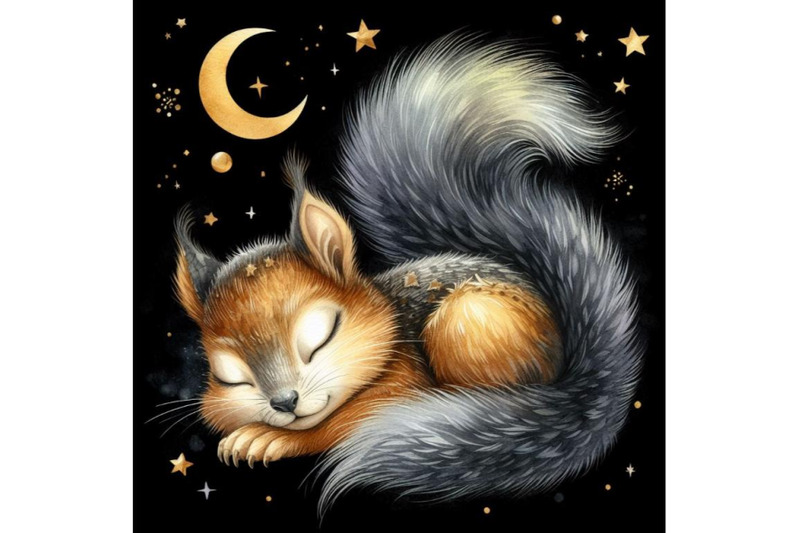 bundle-of-cute-little-squirrel-sleeping