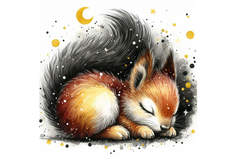 bundle-of-cute-little-squirrel-sleeping