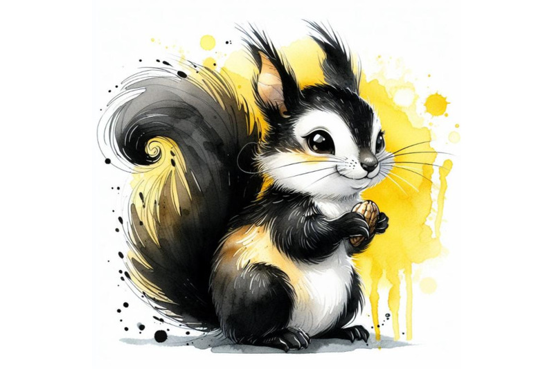 bundle-of-cartoon-a-squirrel