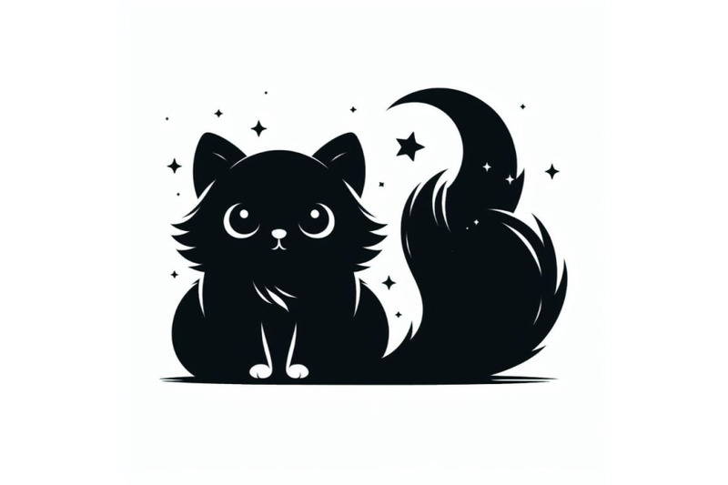 bundle-of-cute-cat-white-background-clipart