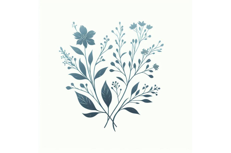 bundle-of-dusty-blue-floral-graphics