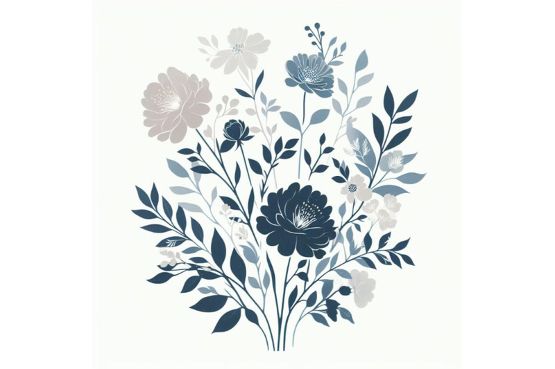 bundle-of-dusty-blue-floral-graphics