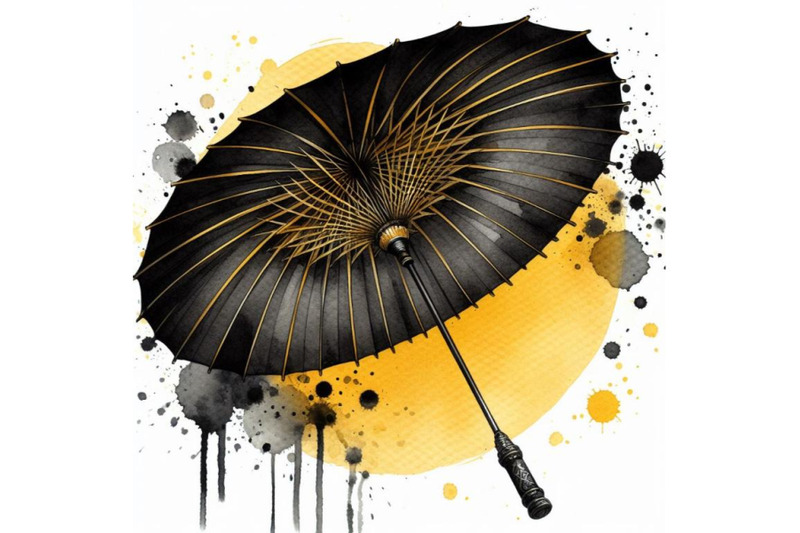 bundle-of-black-umbrella