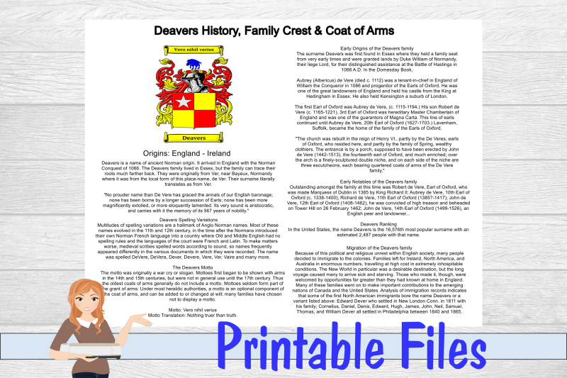 deavers-history-family-crest-amp-coat-of-arms