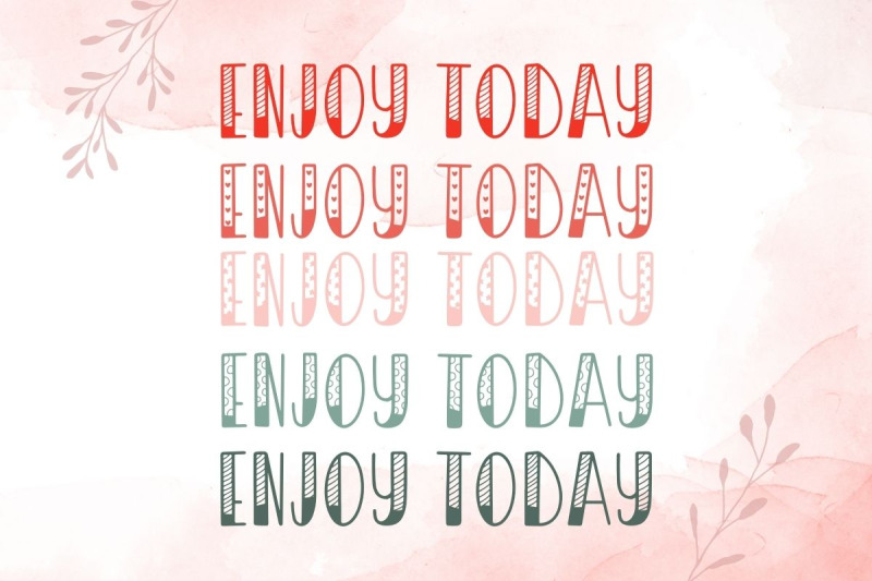 rainbow-5-styles-decorative-font