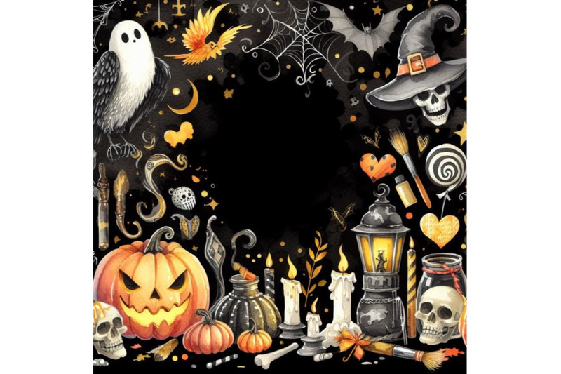 bundle-of-halloween-topic-background