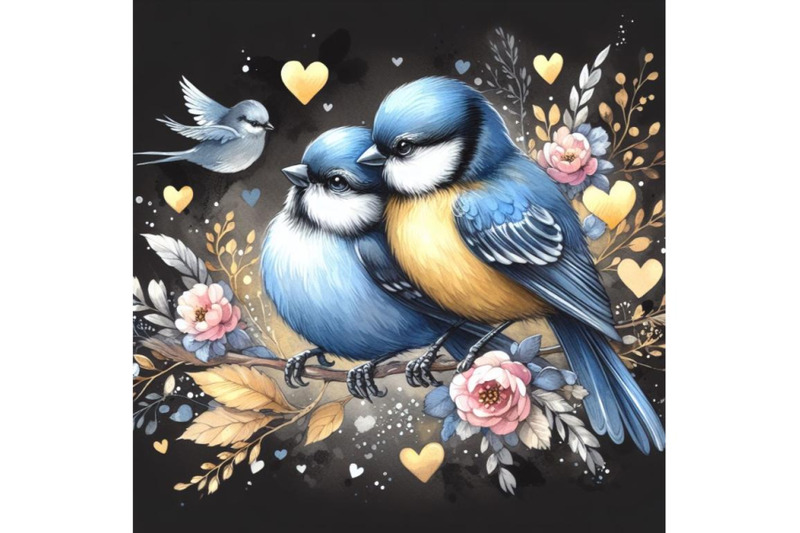 bundle-of-in-love-with-shy-blue-sparrow