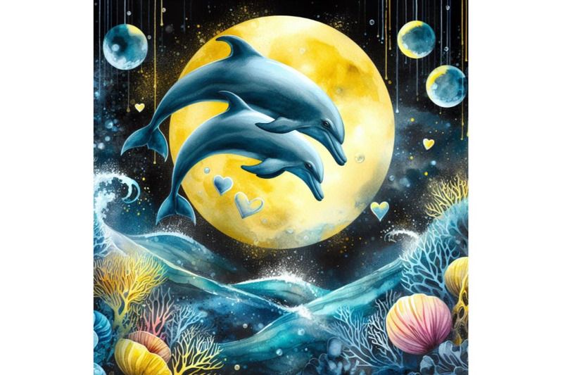 bundle-of-love-dolphins-in-the-deep-sea