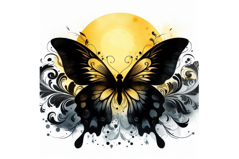 bundle-of-butterfly-silhouette