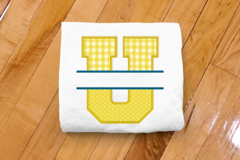 varsity-letter-u-split-applique-embroidery