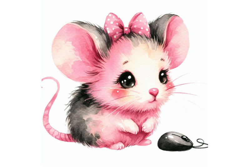 bundle-of-pink-little-mouse