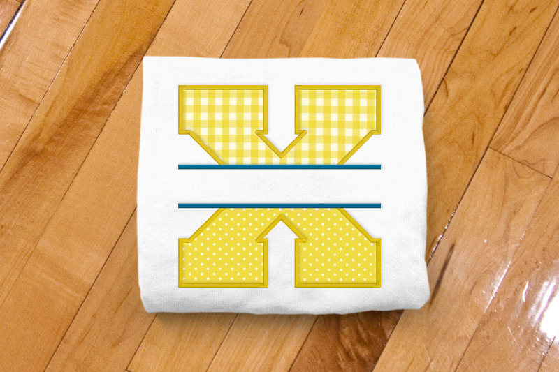 varsity-letter-x-split-applique-embroidery