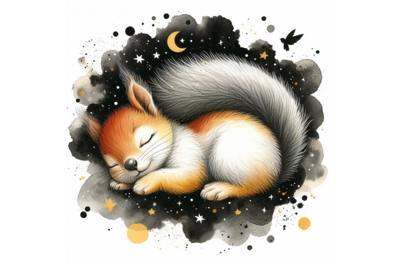 bundle-of-cute-little-squirrel-sleeping