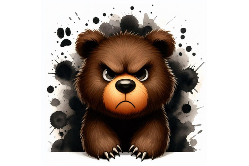 bundle-of-angry-bear-cartoon