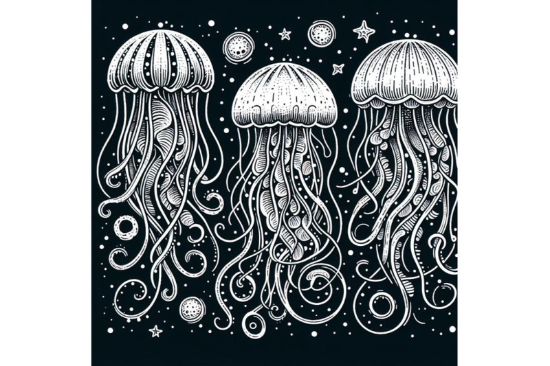 bundle-of-jellyfish-line-art-style-hand-drawn