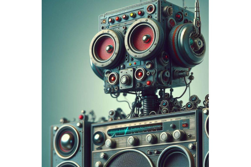 bundle-of-robot-made-of-analog-stereo-equipment-digital-art