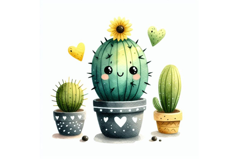 bundle-of-cactus-cartoon