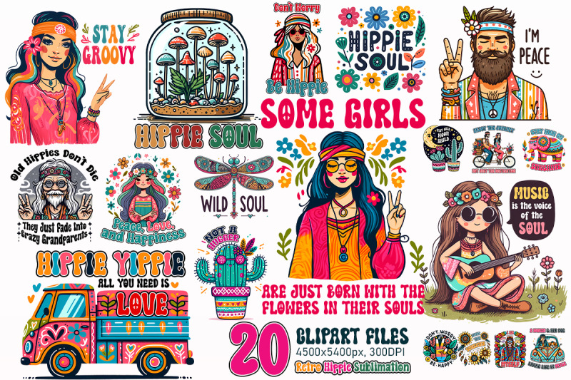 hippie-sublimation-bundle-designs