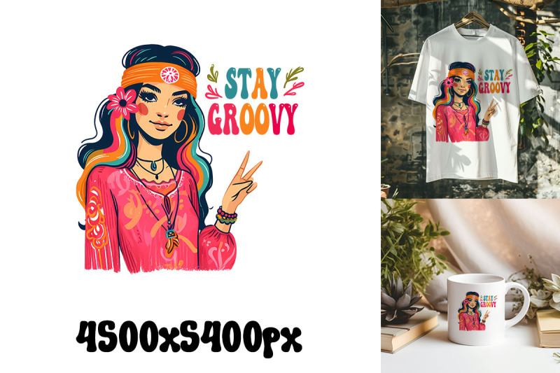 stay-groovy-elephant-art