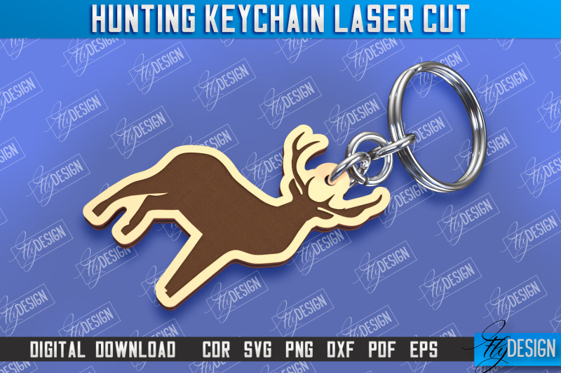 hunting-keychain-laser-cut-hunting-season-gift-for-hunter-cnc