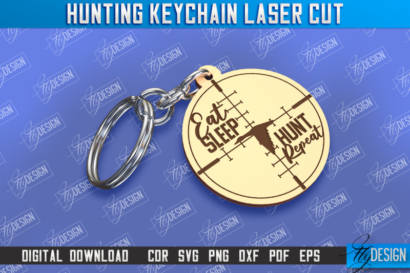 hunting-keychain-laser-cut-hunting-season-gift-for-hunter-cnc