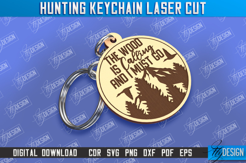 hunting-keychain-laser-cut-bundle-hunting-season-gift-for-hunter