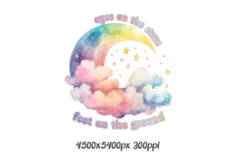 float-on-moon-with-dreamy-clouds